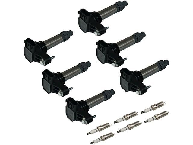 Ignition Coil And Iridium Spark Plug Kit 12-piece For 2010-2015 Chevy Camaro 3 6l V6