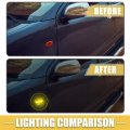 A Absopro Led Side Marker Light 81730-20191 Front Driver Passenger Turn Signals Fender Sidemarker Lamps For Toyota Black Lens