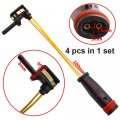 Flypig 4pcs Front Rear Brake Pad Wear Sensor For Mercedes Benz W211 W220 2115401717