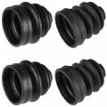Caltric 2 Rear Axle Inner And Outer Cv Boot Kit Compatible With Yamaha Rhino 450 Yxr450f 4wd 2006 2007 2008 2009