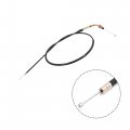 Uxcell 110cm 43 3 Length Black Rubber Coated Motorcycle Motorbike Throttle Cable Wire Replacement For Honda Cm125