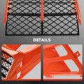 A-premium Orange Plastic Gas Tank Side Covers With Grill Compatible Yamaha Banshee 350 1987-2006 2-pc Set