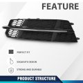 Front Bumper Fog Light Grille Cover Pair For Audi A6 C7 S-line 2015 2018 Black Abs Plastic Grill Covers Driver And Passenger