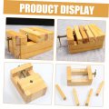 Sewacc Pine Seal Engraving Bed Wooden Carving Clamp Table Bench Vise Tool Woodworking Mini Wood Jigs Medium And Small Metal