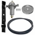 Caltric Deck Blade Spindle Belt Pulley Kit Compatible With Husqvarna Gth2654t Gth24v54 Lgt2554