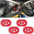 4 Pack Red Polyurethane Rubber Exhaust Hangers For Reducing The Shaking Of Pipe And Noisy