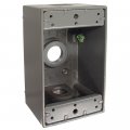 Hubbell-bell 5230-0 Single Gang 3-1 2-inch Outlets Weatherproof Box