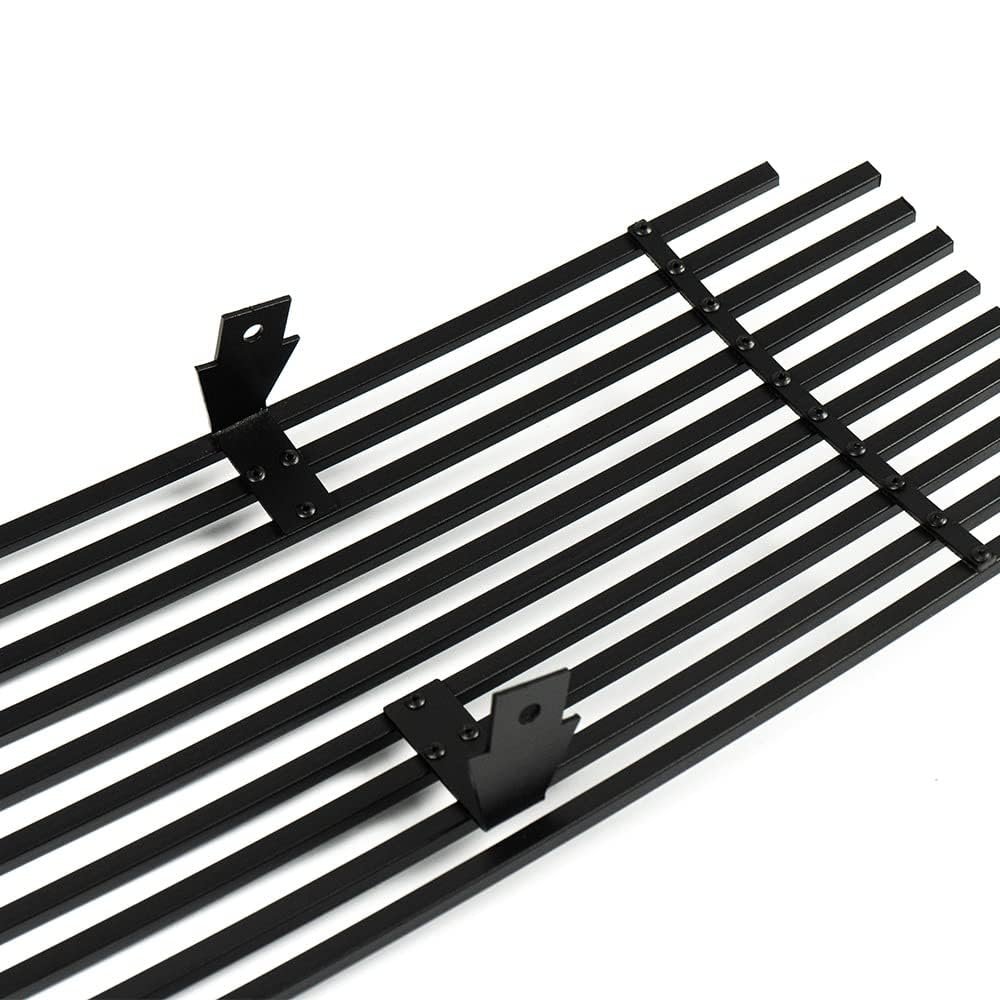 Front Upper Bumper Chrome Billet Grille Insert For Nissan Maxima 2009 2010 2011 2012 2013 2014 Black