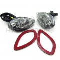 Httmt Mt224-006- Clear Led Flush Mount Turn Signal For Cbr 919 600 F3 F4 F4i 600rr 1000rr 