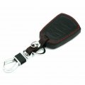 Pu Leather Key Cover Chain Fob Case Protection Fit For Cadillac Escalade 2015-2018 