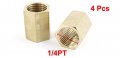 Uxcell Air Compressor 1 4pt Female Thread Pneumatic Connector Fitting 4 Pcs
