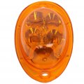 Ocpty 4 Pcs Led Side Marker Turn Signal Lights 5-2835-smd Amber For Freightliner Cascadia 2008-2014