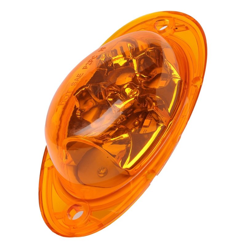 4pcs Amber Led Side Marker Turn Signal Lights 5-2835-smd For Freightliner Cascadia 2008-2014 Waterproof Cab Clearance Light