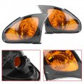 Turn Signal Light Cover Corner Yellows Lens Clear For E46 3 Series 4dr 2002-2005 Left Right Cover