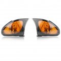 Turn Signal Light Cover Corner Yellows Lens Clear For E46 3 Series 4dr 2002-2005 Left Right Cover