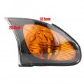 Turn Signal Light Cover Corner Yellows Lens Clear For E46 3 Series 4dr 2002-2005 Left Right Cover