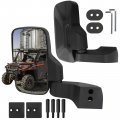 Ranger Door Mounted Side Mirrors Utv View For 2018-2023 Polaris Crew Sp Xp 570 1000 And 2019-2023 Commercial Pro Xd 2000g 4000d 