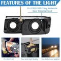 Aintier Automotive Headlight Assemblies Fit For Chevrolet Avalanche 1500 2002 For 2003 2004 2005