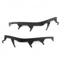 Lirun Headlight Cover Strip Top Trim Upper 2pcs- Left Right Strips For Bmw 3 Series E46 325i 330i 2002-2005