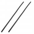 X Autohaux 2pcs 475mm 19inch 8x10mm 3 Section Rubber Windshield Wiper Blade Refills For Car