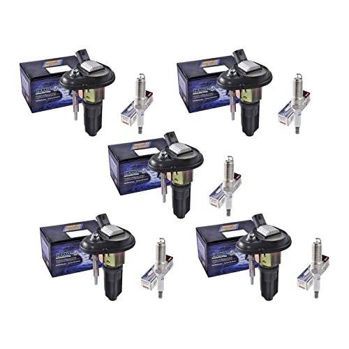 Set Of 5 Herko B2 Ignition Coils 5 Platinum Tt Spark Plugs 4513