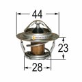 Fridayparts Thermostat 82a C 180a F Compatible For Bobcat 743 733 642 643 1600 Skid Steer Loader Replacement