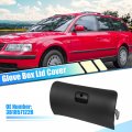Uxcell Dash Glove Box Door Lid Cover For Volkswagen Passat B5 1998-2005 Compartment No 3b1857122f Black
