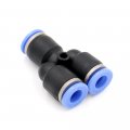 Baomain 3 Ways 6mm To Coupler Y Style Tube Quick Joint Push In Fittings 5 Pack