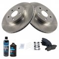 Front Ceramic Disc Brake Pad And Rotor Kit With Chemicals For 96-00 Toyota Rav4 Bka15554