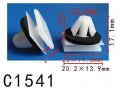 Autobahn88 Compatible With Side Door Wheel Opening Rocker Panel Molding Clip For Gm Geo Tracker 2001-on Oem 91176726 Pack Of 20