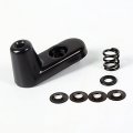 Kuafu Bracket Sun Visor Repair Kit Compatible With 2003-2006 Jeep Wrangler Aluminium Replacement For 5hd801x9ac 5hd811x9ac