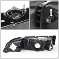 Oe Style Smoked Amber Corner Headlight Lamps Tool Kit Compatible With Chrysler Cirrus Dodge Stratus Plymouth 95-00