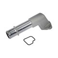 Chevy Trailblazer Ext Trailblazer 2002 2003 2004 2005 Engine Coolant Water Outlet Metal Material Natural Finish 180 Degrees