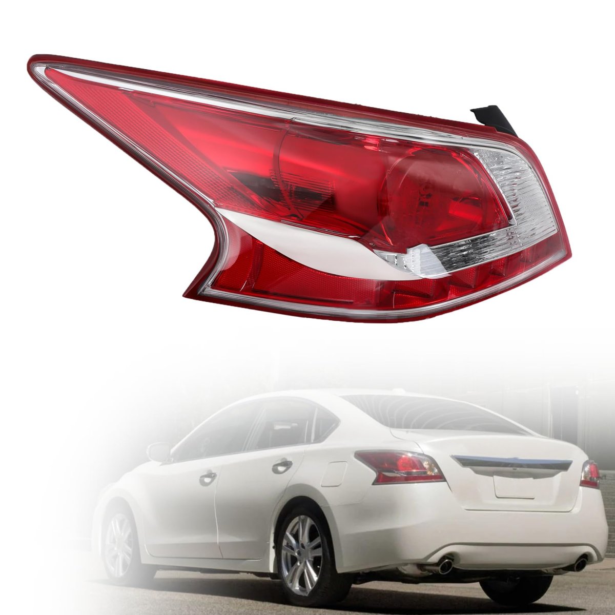 Left Side Tail Lamp Assembly Replacement For Altima 2013 Rear Lh Light Ni2800196 265553tg0b