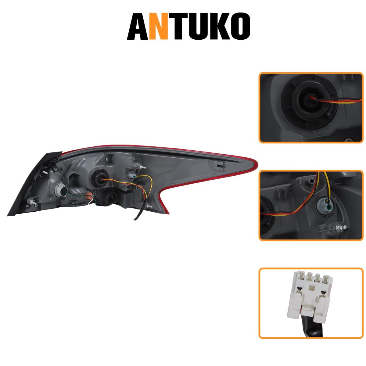Left Side Tail Lamp Assembly Replacement For Altima 2013 Rear Lh Light Ni2800196 265553tg0b