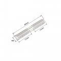 Uxcell M6x40mm 304 Stainless Steel Double End Threaded Stud Screw Bolt 5pcs