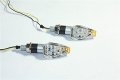 Httmt- 1 Pair Led Motorcycle Dual Sport Turn Signal Light Clear Lens For Most Suzuk Kawasak Yamah Streetbike Sportbike P N 