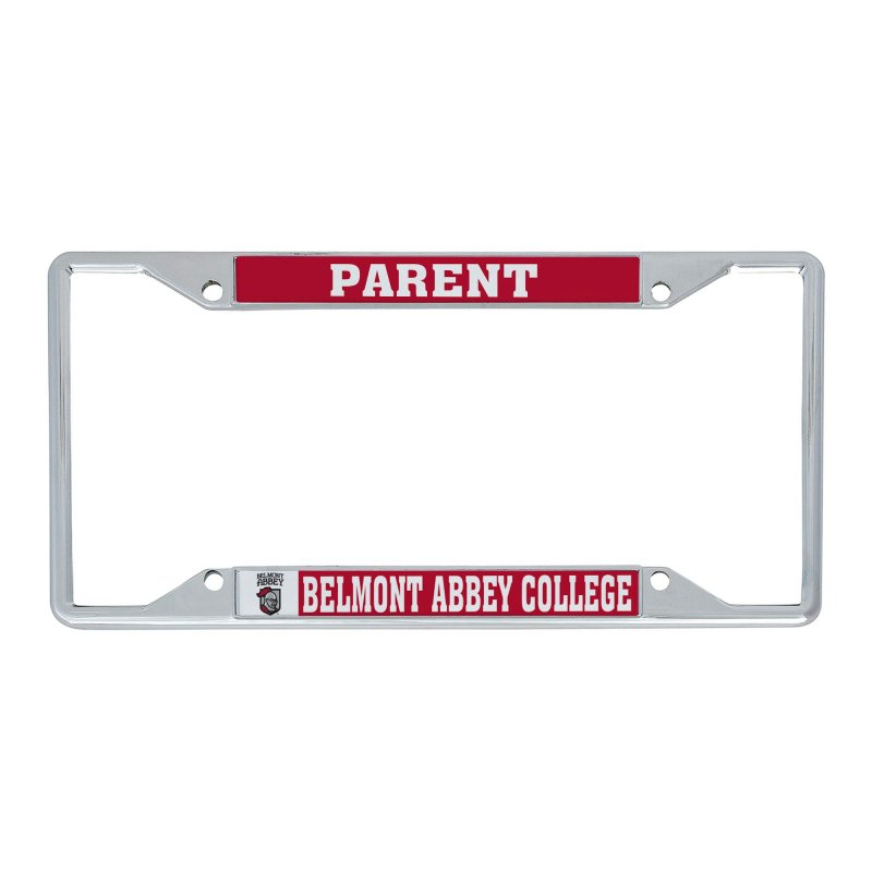 Belmont Abbey College Crusaders Metal License Plate Frame For Front Or Back Of Car Officially Licensed Parent