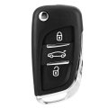 Key Shell Case 3button Car Remote Flip Fob Blade Cover Fit For Partner 306 407 