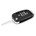 Key Shell Case 3button Car Remote Flip Fob Blade Cover Fit For Partner 306 407