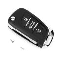 Key Shell Case 3button Car Remote Flip Fob Blade Cover Fit For Partner 306 407
