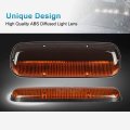 Partsam 3pcs Amber Cab Roof Running Marker Lights 5xt10 5050 Leds Compatible With Silverado Sierra 1500 1500hd 2500 2500hd 3500