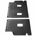 Kuafu Seat Back Mat Compatible With 2021-2023 Ford Bronco Sport Protector Split Cover Liner Black