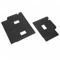 Kuafu Seat Back Mat Compatible With 2021-2023 Ford Bronco Sport Protector Split Cover Liner Black