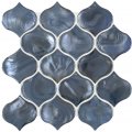 Msi Glazed Arabesque Ceramic Tile For Kitchen Backsplash Wall Bathroom Shower 10 83 In X 15 5 Mesh-mounted Mosaic Whisper White