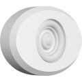 Ekena Millwork Rosp060x040x100dal03-case-2 Standard Dalton Bullseye Rosette With Beveled Edge 6 W X 4 H 1 P 2-pack 