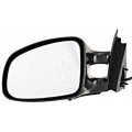 97-03 Pontiac Grand Prix Left Driver Mirror Power Unpainted Black 