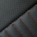 Ecotric Seat Covers Compatible With 1997-2004 Chevrolet Corvette C5 Black Synthetic Leather