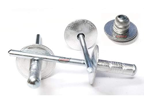 Mill 3 16 In Large Head Multi Grip Aluminum Pop Rivets With Steel Mandrel 250 Pack