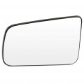 Ocpty Driver Side Mirror Glass Metallic Finish Non-heated Replacement For 2008-2011 Ford Focus Chrome